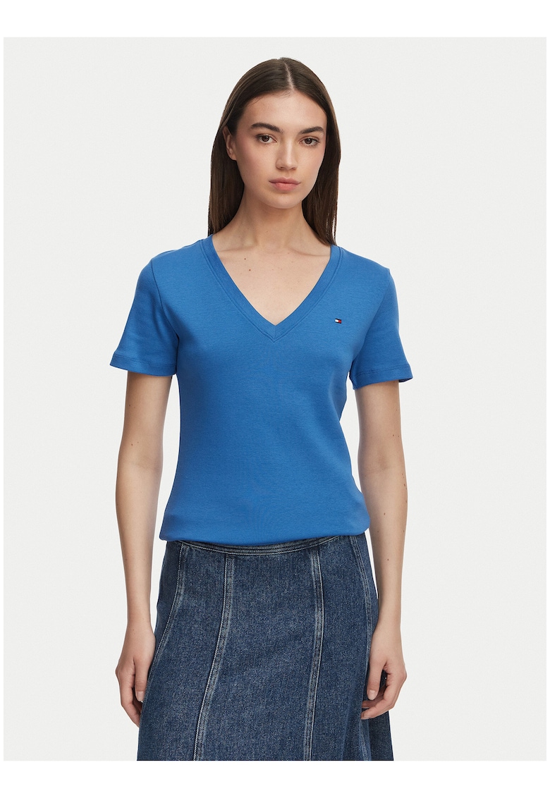 Tricou uni din bumbac -