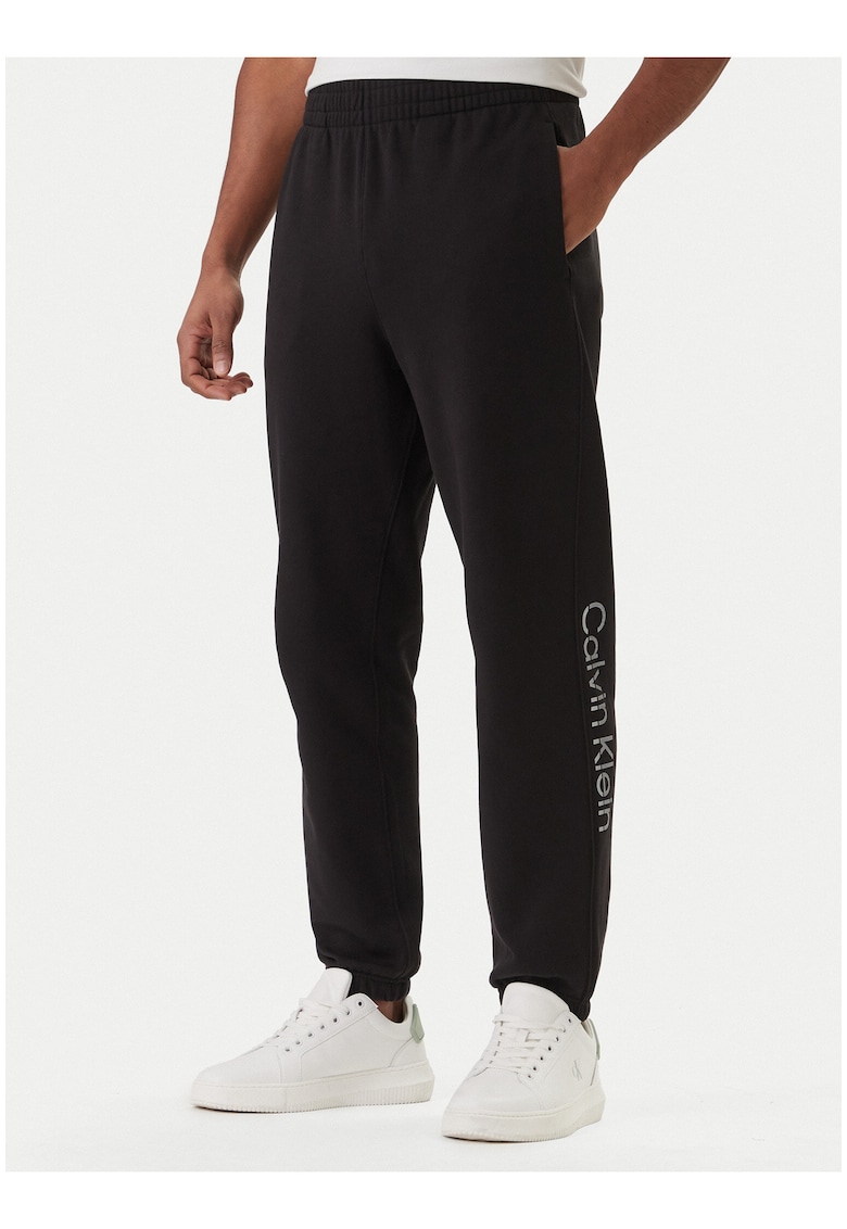 Pantaloni de trening cu logo lateral