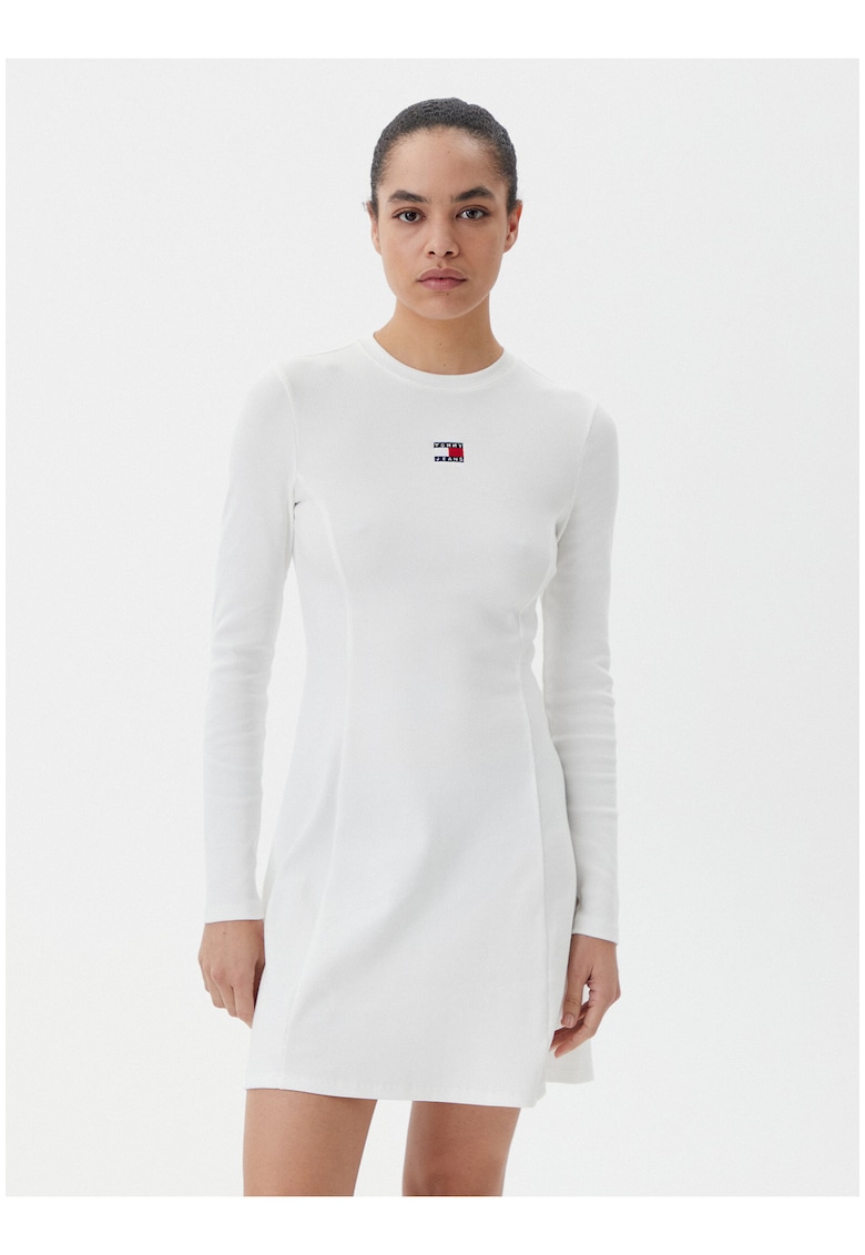 Rochie mini cu detaliu logo -