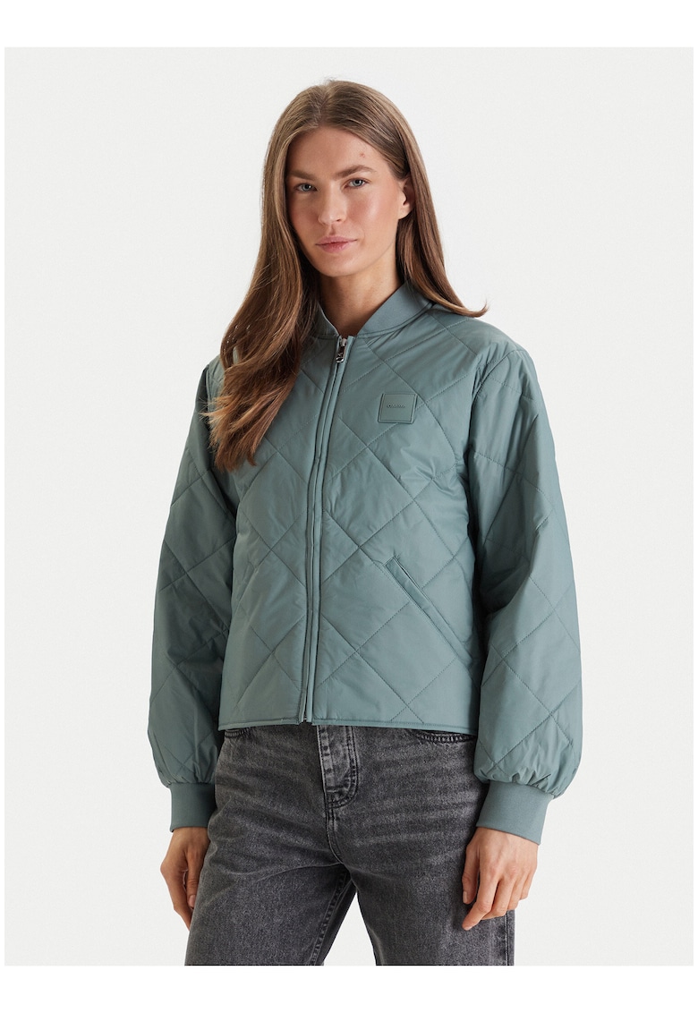 Jacheta bomber cu mansete elastice