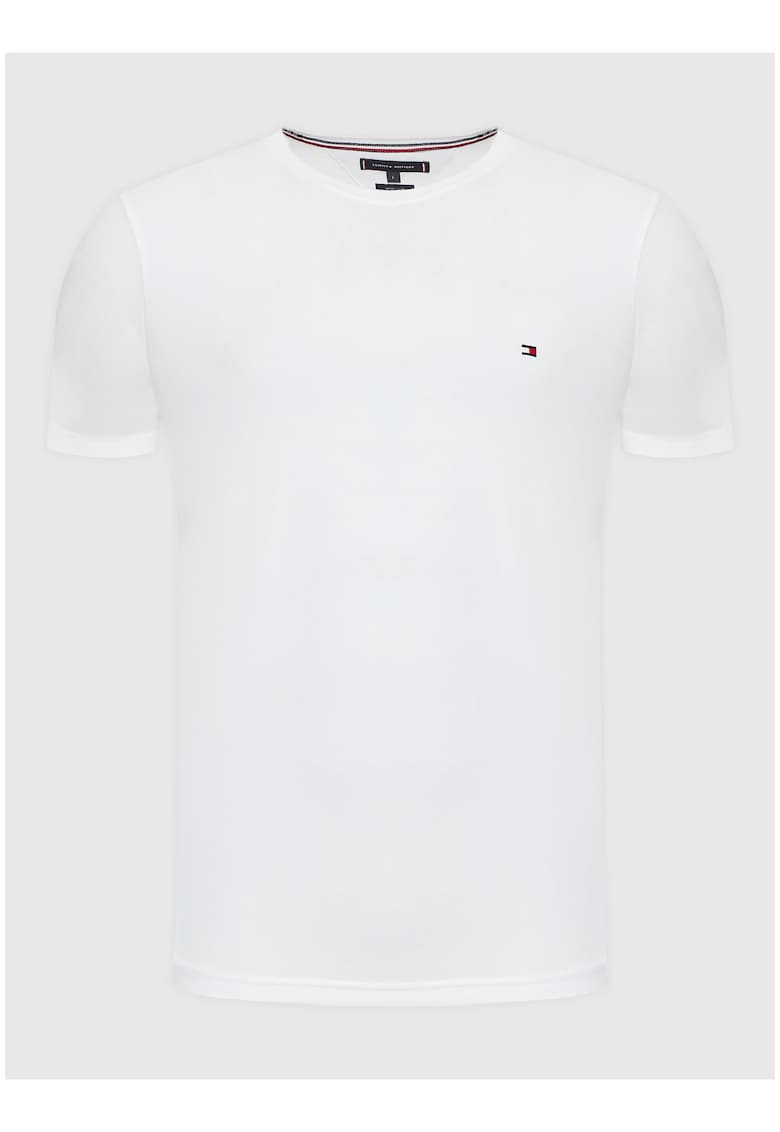 Tricou cu guler rotund -
