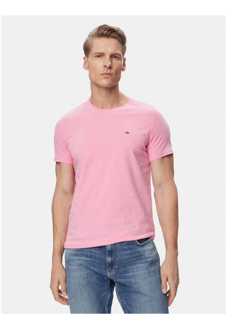 Tricou din bumbac cu logo discret
