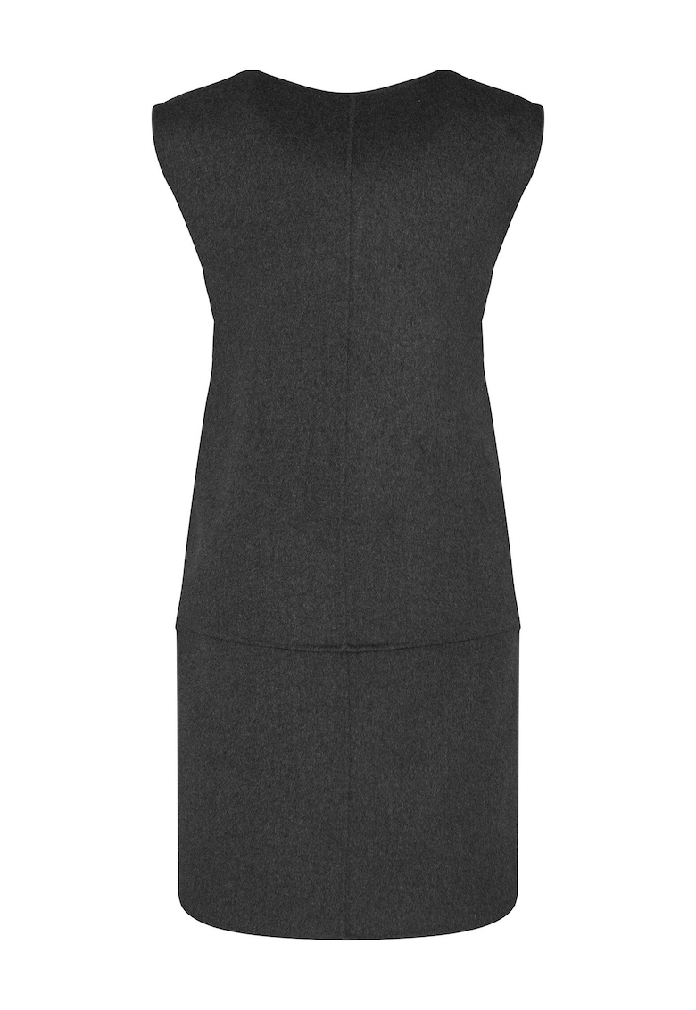 Rochie tricotata cu decolteu rotund -