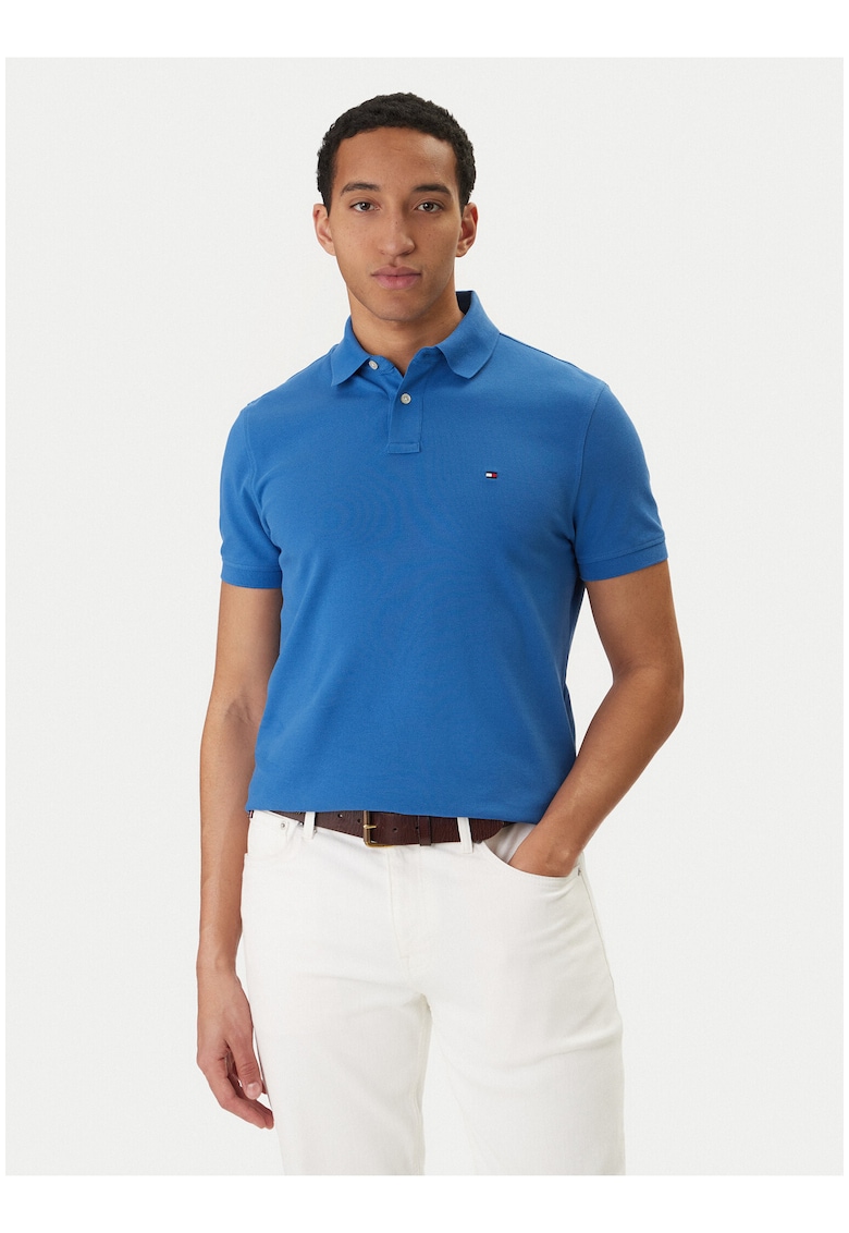 Tricou polo din amestec de bumbac organic -