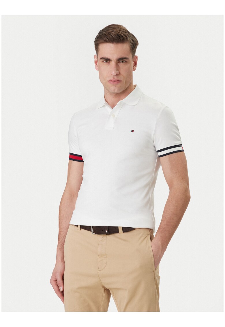 Tricou slim fit Polo din bumbac