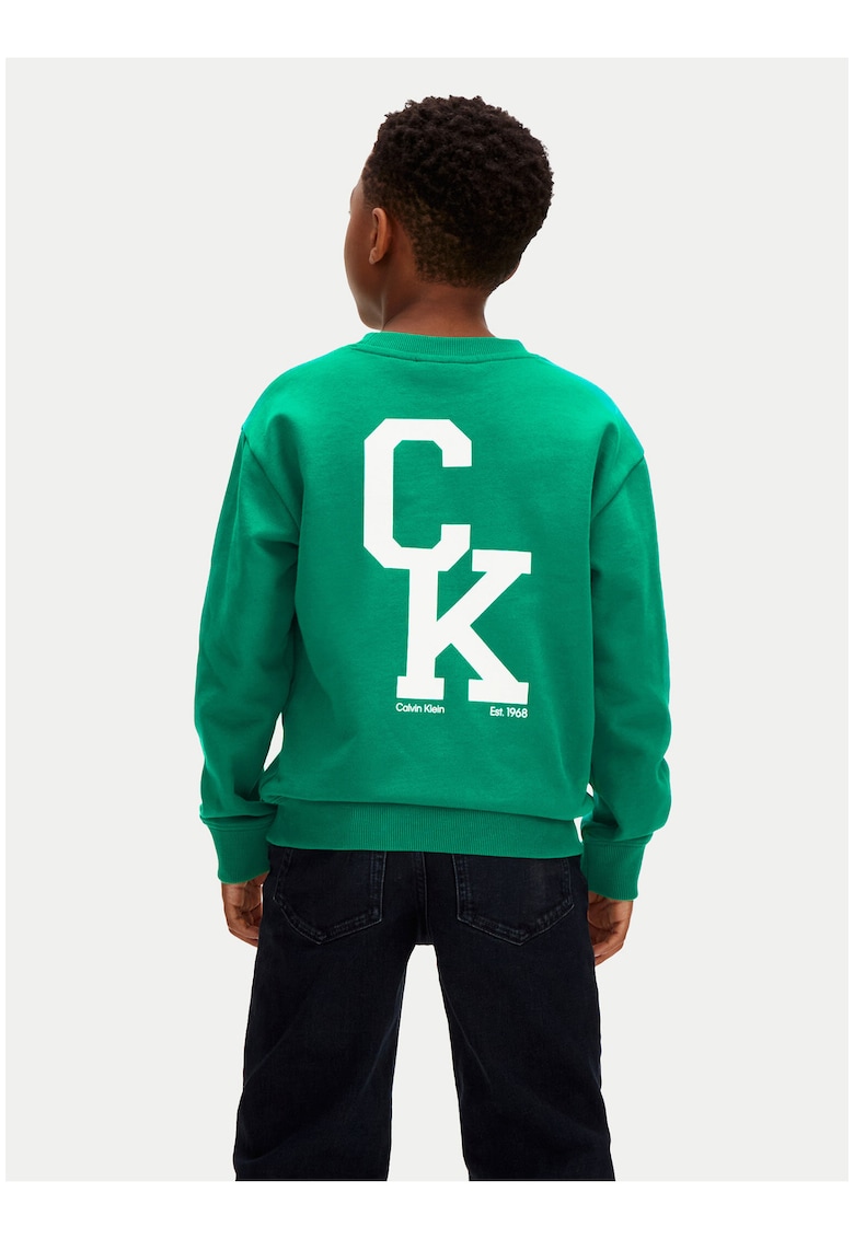 Bluza de trening unisex cu logo pe spate