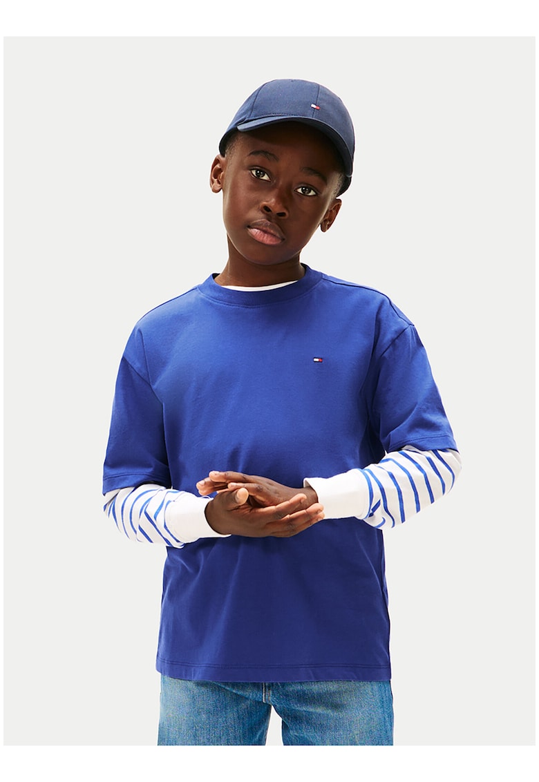 Tricou cu detaliu logo discret
