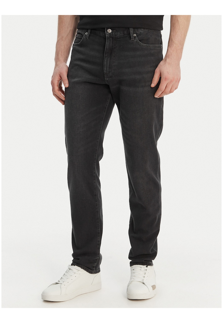 Blugi slim cu talie joasa