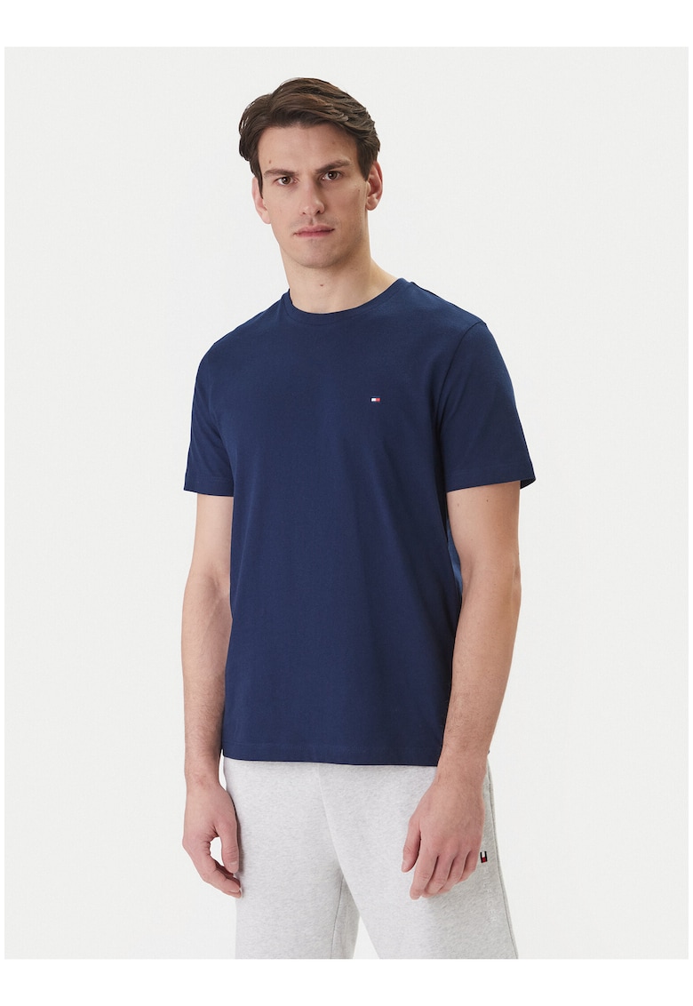 Tricou uni regular fit -
