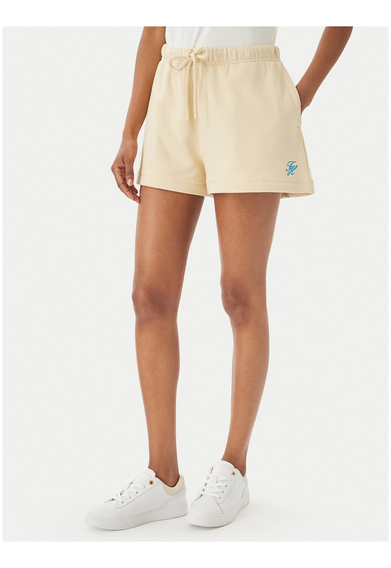 Pantaloni scurti de trening cu talie elastica