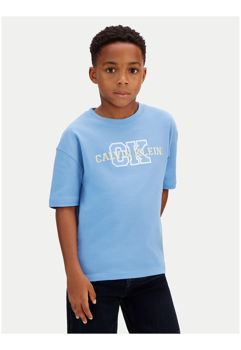 Tricou unisex cu decolteu la baza gatului