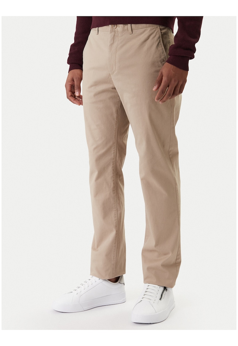 Pantaloni chino din ameste de bumbac