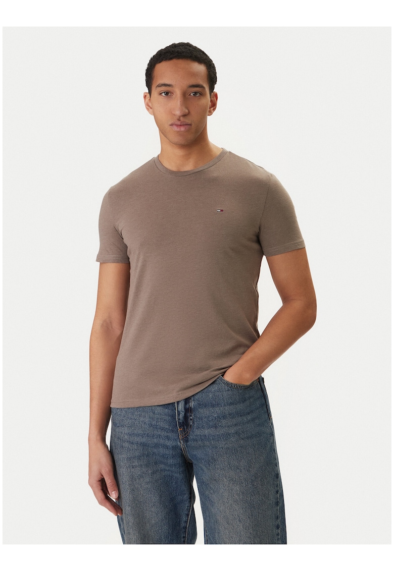 Tricou slim fit din bumbac.