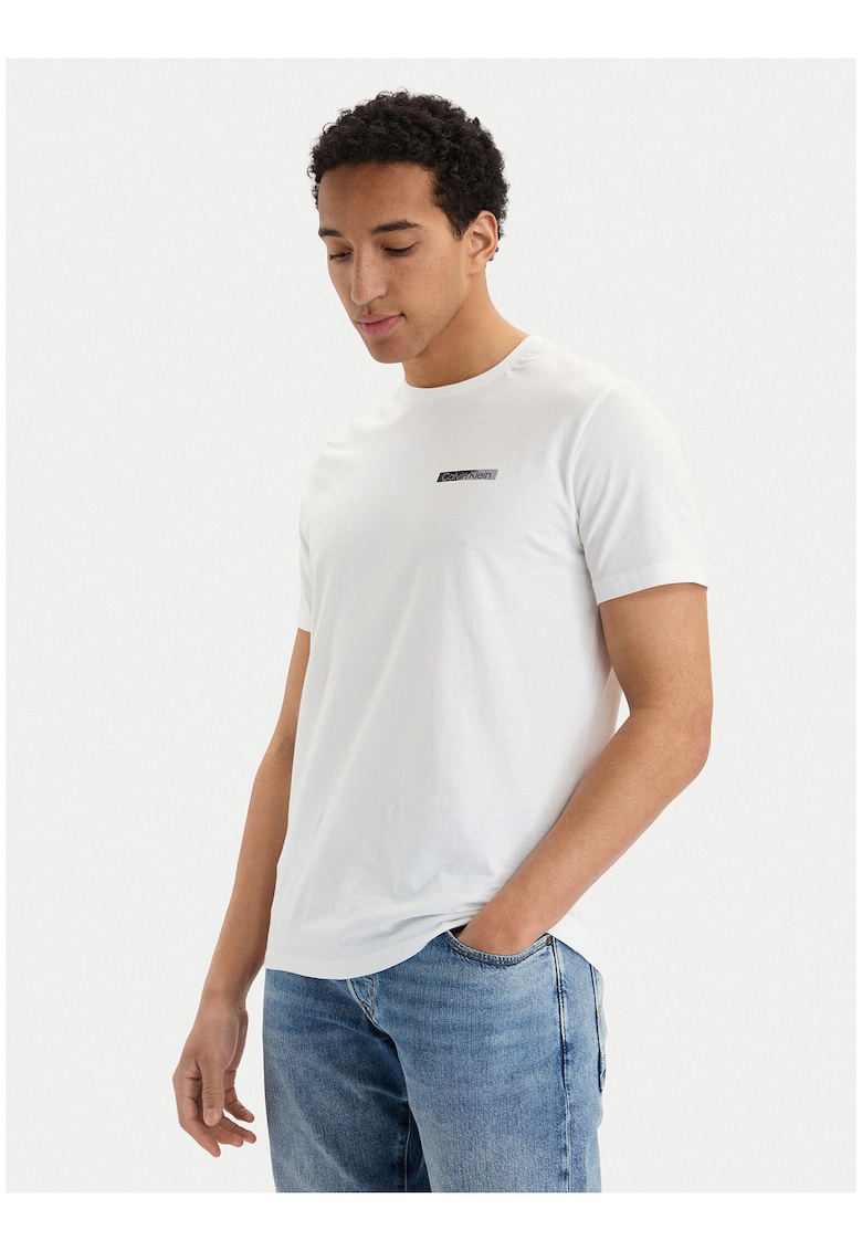 Tricou din bumbac cu logo pe partea din spate