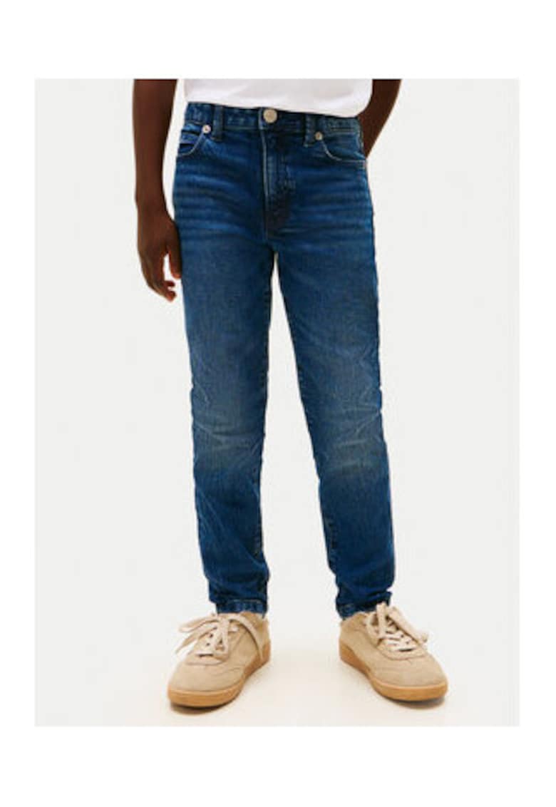 Blugi skinny cu talie medie -