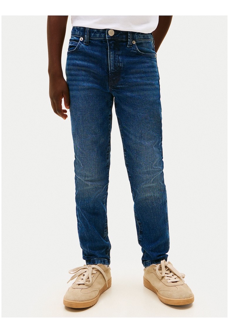 Blugi skinny cu talie medie -