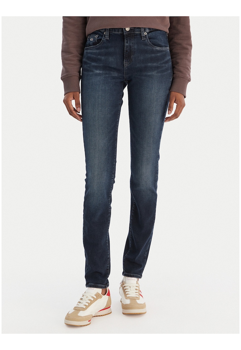 Blugi Skinny cu talie joasa