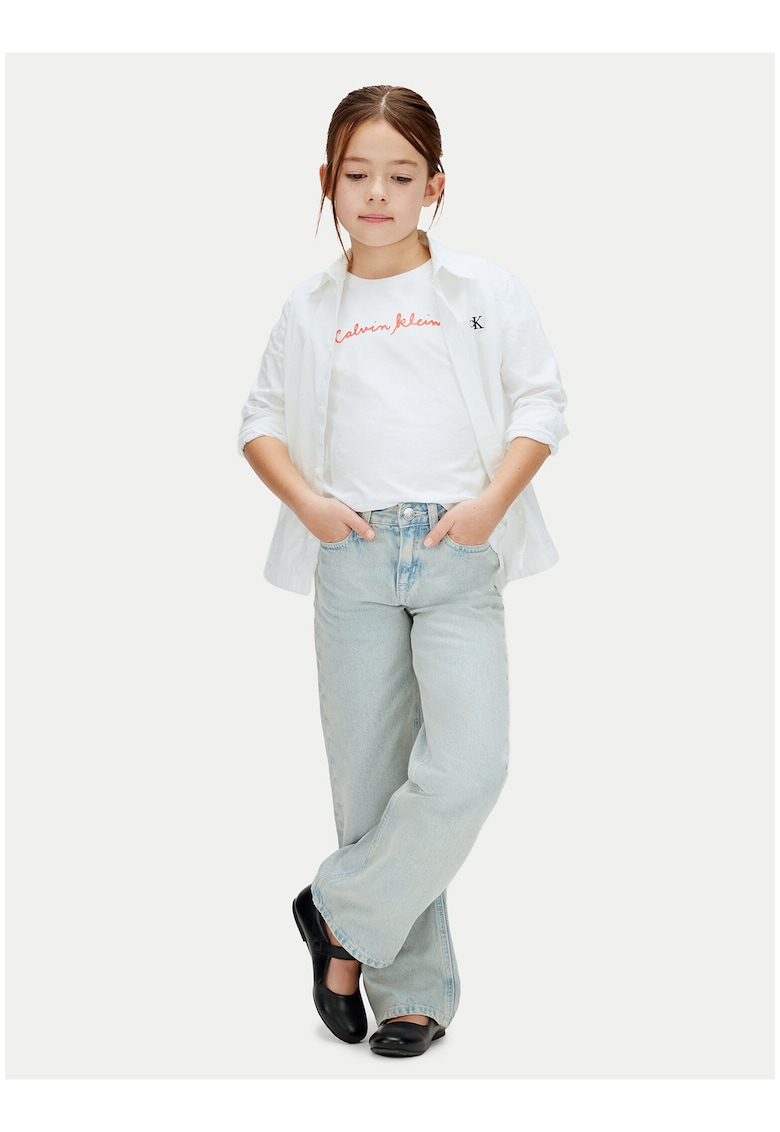 Tricou regular cu imprimeu logo