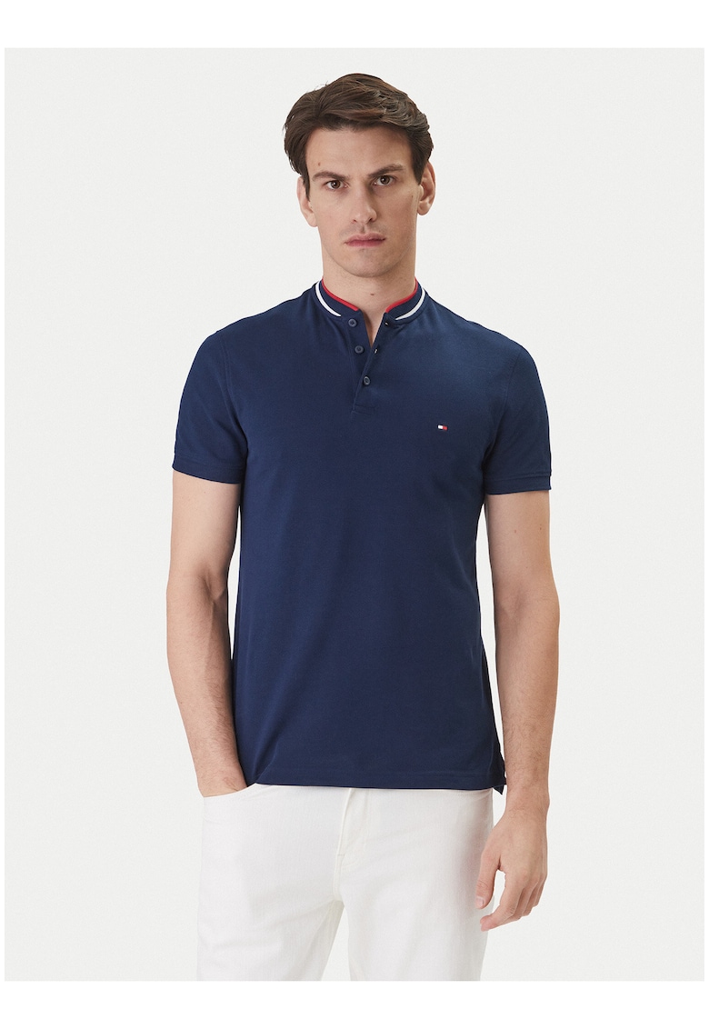 Tricou din amestec de bumbac cu logo