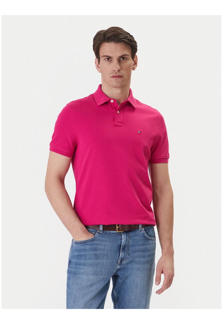 Tricou Polo din ameste de bumbac organic cu logo.