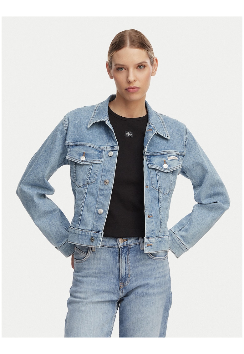 Jacheta regular fit din denim