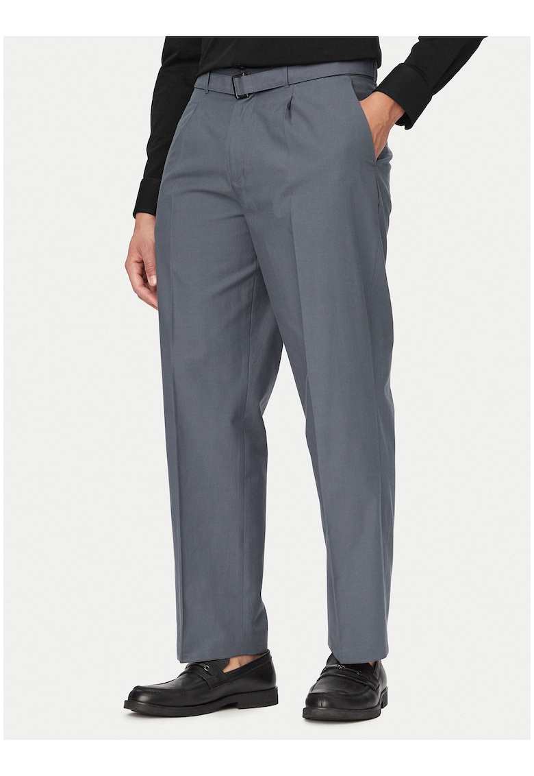 Pantaloni eleganti din amestec de bumbac si lyocell