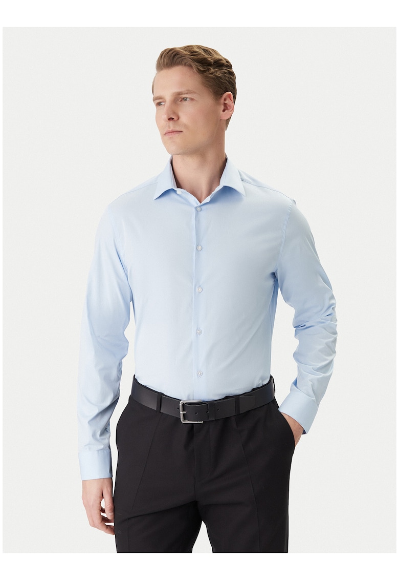 Camasa din bumbac slim fit -