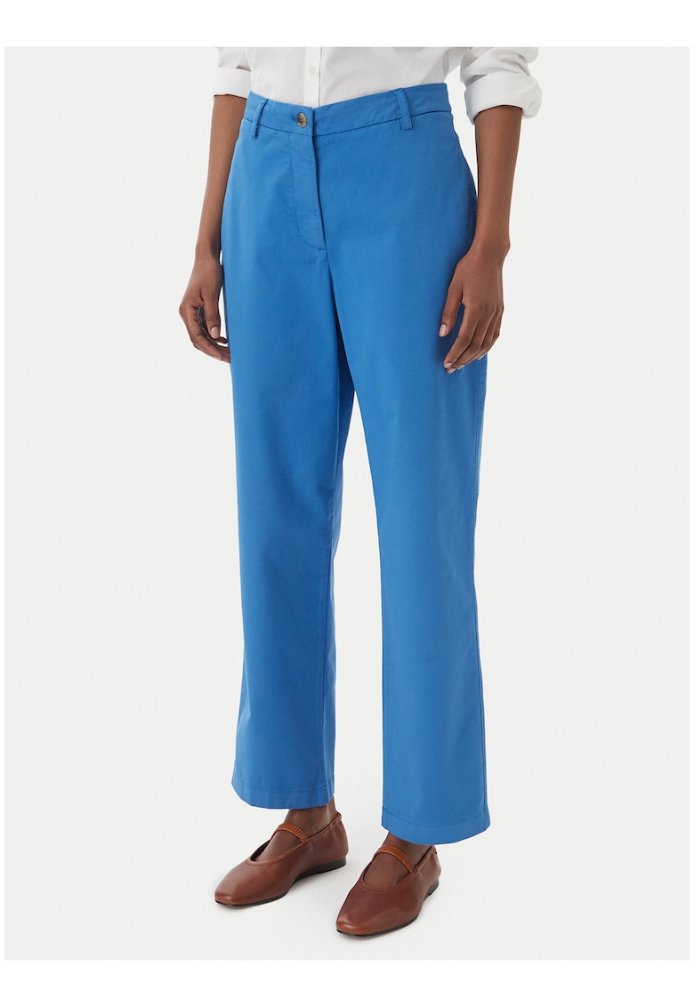 Pantaloni Chino cu imprimeu uni