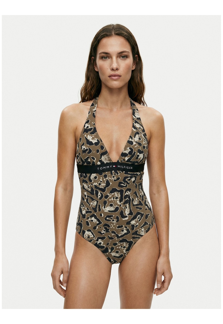 Costum de baie intreg cu model animal print -