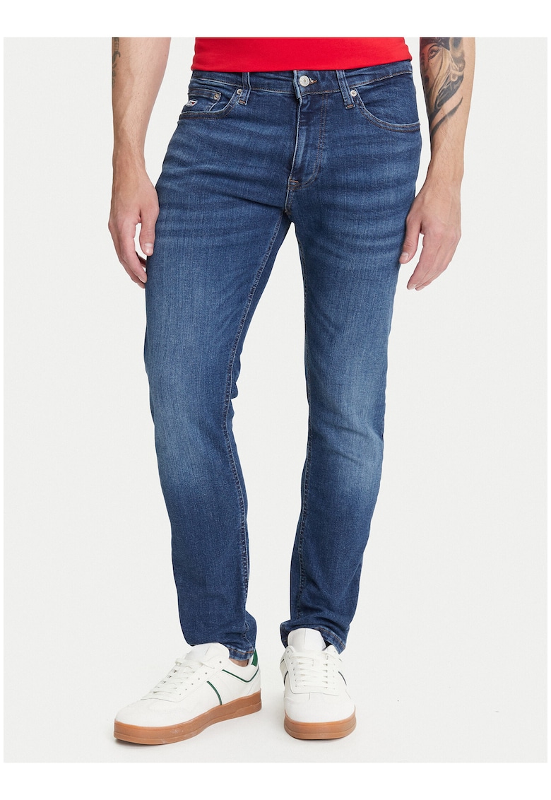 Blugi slim fit conici -