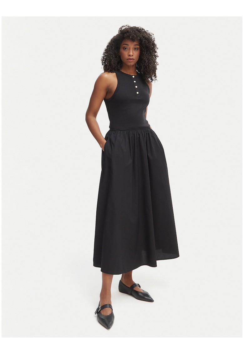 Rochie de bumbac organic fara maneci