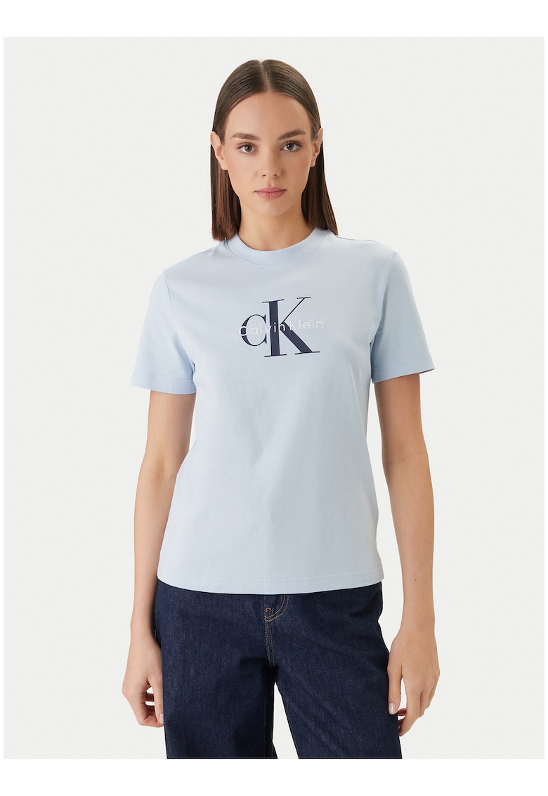 Tricou cu imprimeu logo pe partea din fata