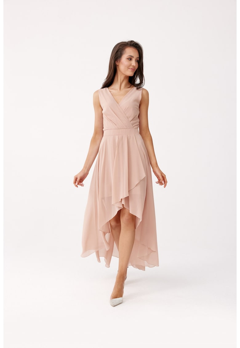 Rochie asimetrica cu fermoar Nelly