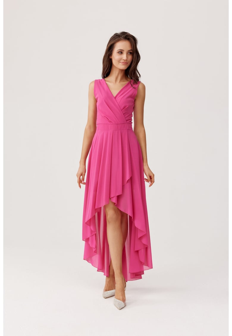 Rochie asimetrica fara maneci Nelly