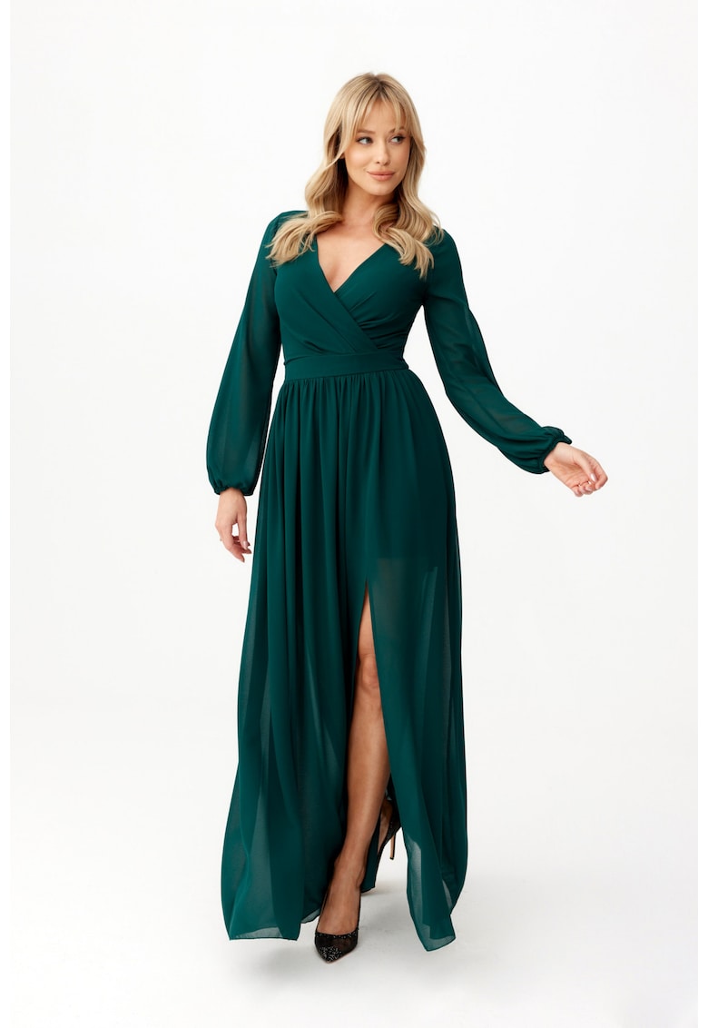 Rochie petrecuta cu slit frontal Stella