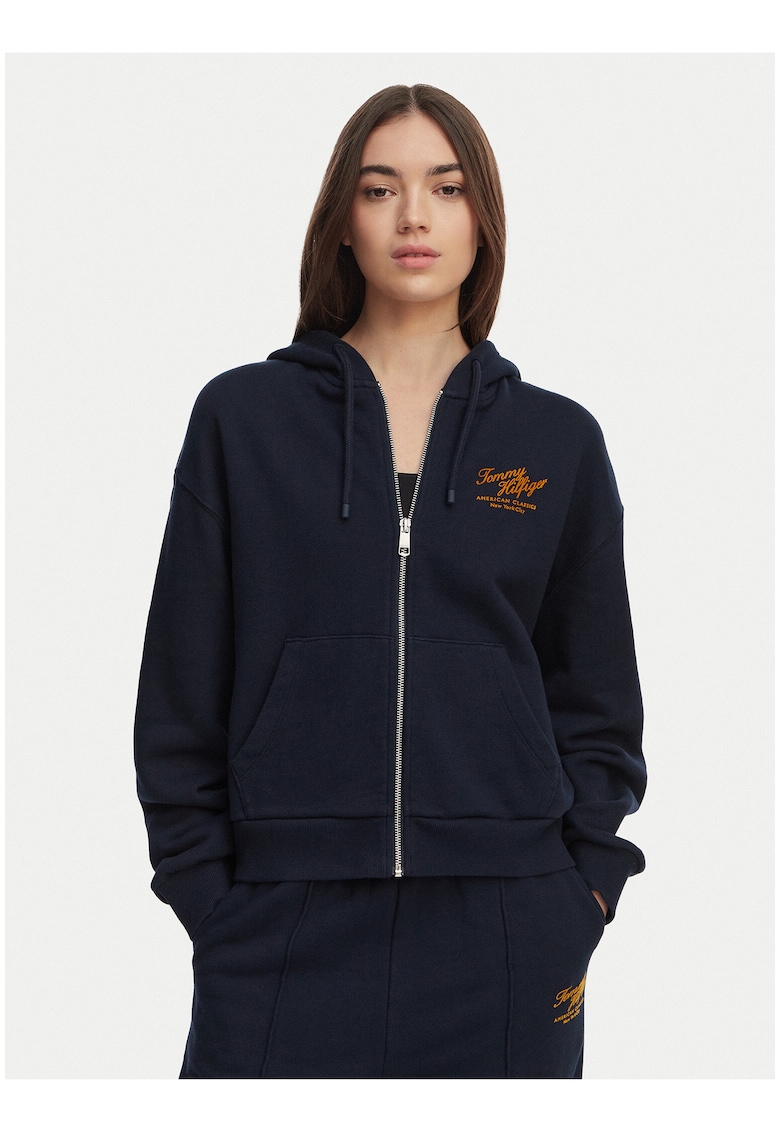 Bluza din bumbac cu maneci lungi