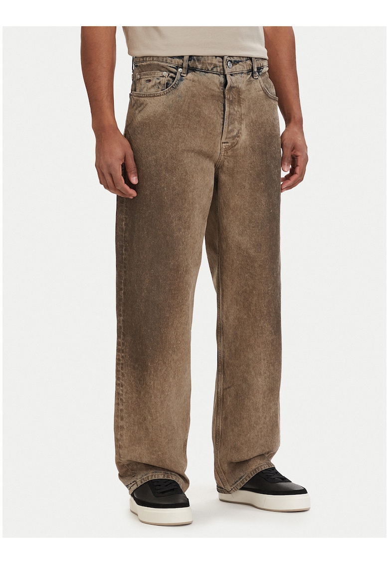 Blugi relaxed fit din bumbac