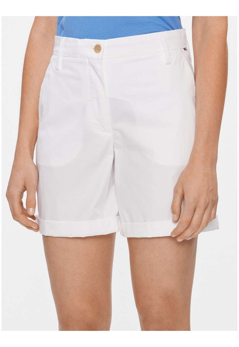 Pantaloni scurti cu talie inalta -