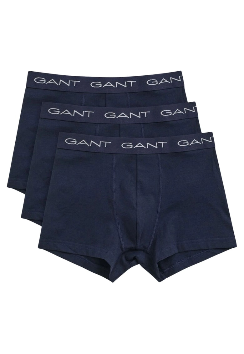 Set de 3 perechi de boxeri uni - Bleumarin