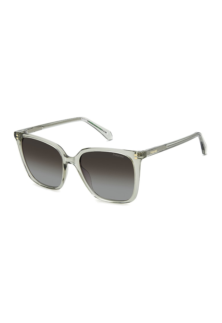 Ochelari de soare patrati cu lentile uni - Verde pastel