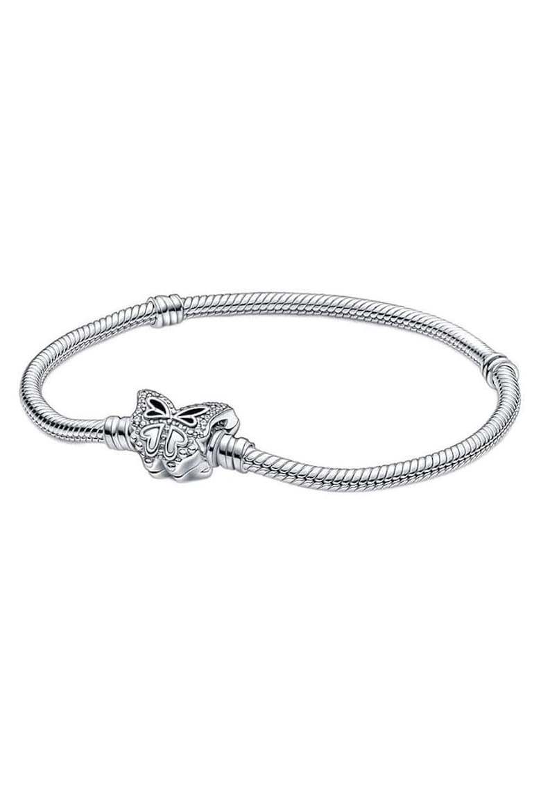 Bratara Moments cu incuietoare tip fluture Argint 925 - 19 cm