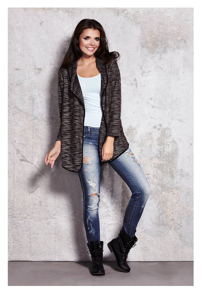 Bolero Lejer - Bej - Design Versatil - Purtare Usoara - Confort Maxim - Completeaza Orice Tinuta - Stil Casual Modern - Textura Placuta - Bej