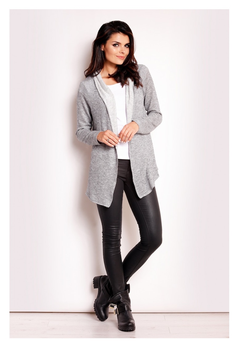 Bolero Lejer - Gri - Design Versatil - Purtare Usoara - Confort Maxim - Completeaza Orice Tinuta - Stil Casual Modern - Textura Placuta - Grej