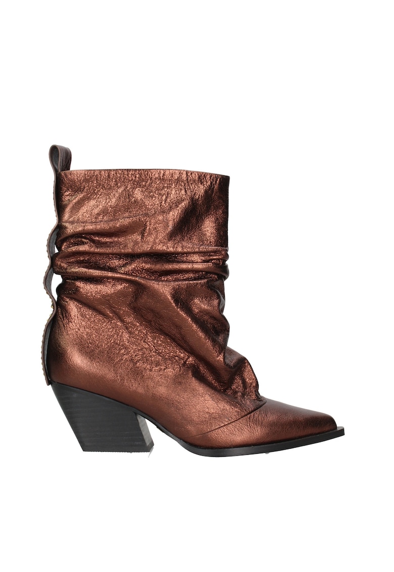 Botine cowboy din piele Veridia