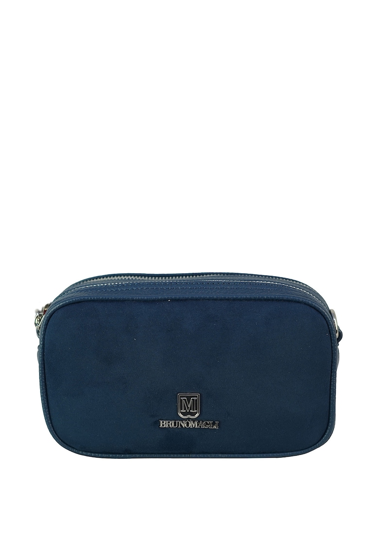 Geanta crossbody cu 2 compartimente Rita - Albastru