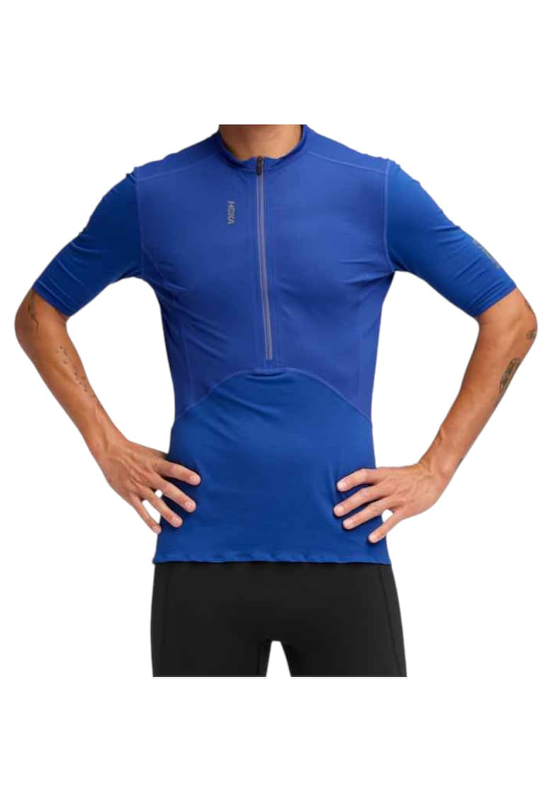 Tricou barbati Skybreeze Short Sleeve Zip FW 2025 - Albastru