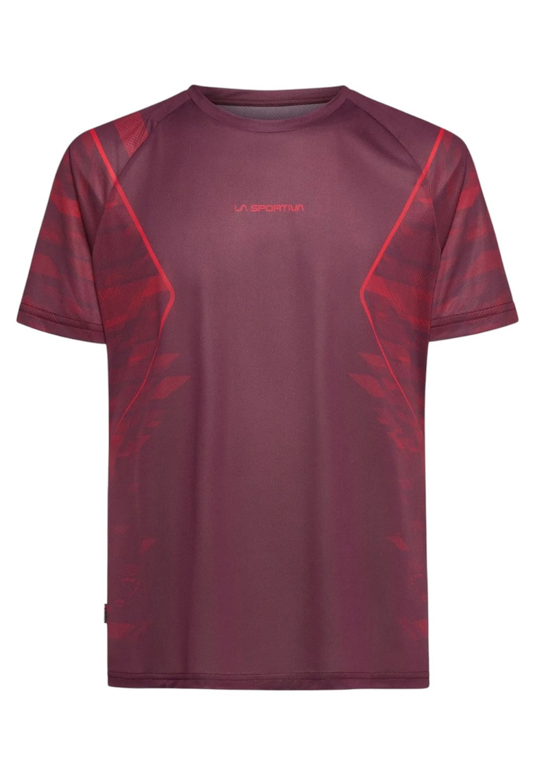Tricou alergare barbati Pacer 2025 - Rosu/Visiniu