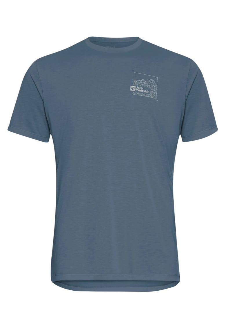 Tricou tehnic barbati Vonnan Graphic FW 2025 - Albastru