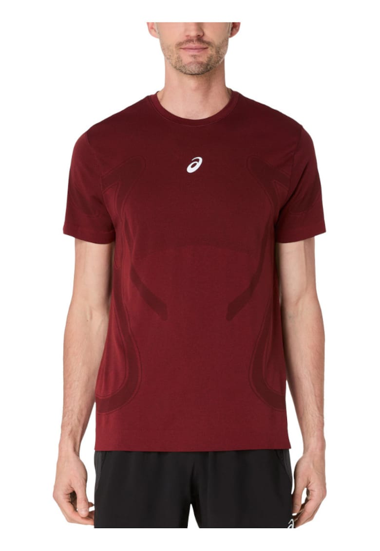 Tricou alergare barbati Road Seamless FW 2025 - Visiniu