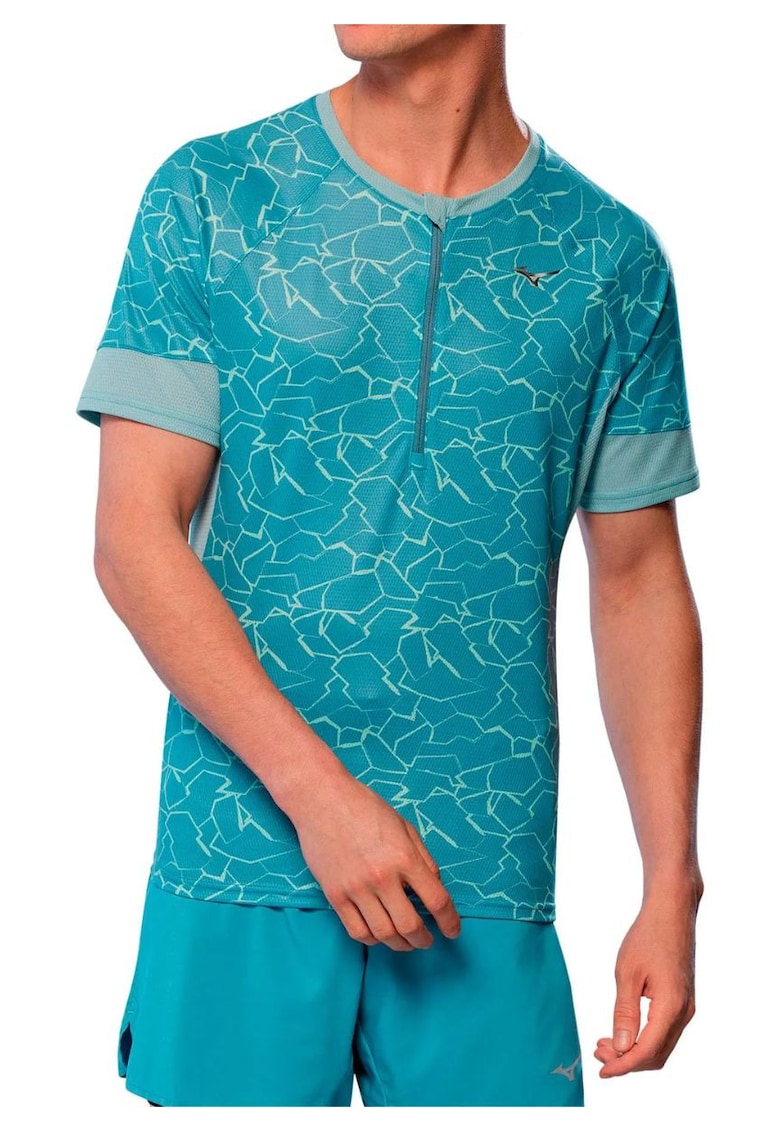 Tricou alergare barbati Graphic Trail SS 2025 - Turcoaz